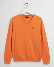 Load image into Gallery viewer, GANT &lt;BR&gt;
Classic Cotton V-Neck Sweater &lt;BR&gt;
