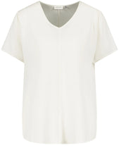 Load image into Gallery viewer, GERRY WEBER &lt;BR&gt;
V Neck Top &lt;BR&gt;
White &lt;BR&gt;
