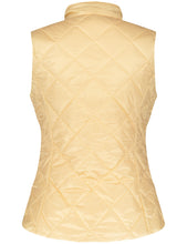 Load image into Gallery viewer, GERRY WEBER &lt;BR&gt;
Gilet with diamond quilting &lt;BR&gt;
Yellow &lt;BR&gt;

