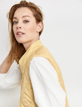 Load image into Gallery viewer, GERRY WEBER &lt;BR&gt;
Gilet with diamond quilting &lt;BR&gt;
Yellow &lt;BR&gt;
