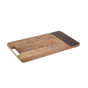 ARTESA <BR>
Rectangular Serving Board <BR>
Tortoise Shell Resin Edge <BR>