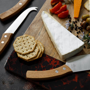 ARTESA <BR>
Rectangular Serving Board <BR>
Tortoise Shell Resin Edge <BR>