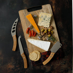 ARTESA <BR>
Rectangular Serving Board <BR>
Tortoise Shell Resin Edge <BR>