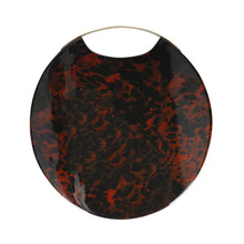 Load image into Gallery viewer, Artesa &lt;BR&gt;
Round Serving Board with Tortoise Shell Resin Finish &lt;BR&gt;
Tortoise Shell &lt;BR&gt;
