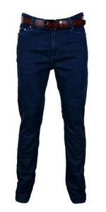 ANDRE <BR>
Denim Jeans <BR>
Solid Dark Blue <BR>
