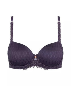 TRIUMPH <BR>
Azelea Florale, Underwire Light Moulded Bra <BR>
Smoky Lilac <BR>
