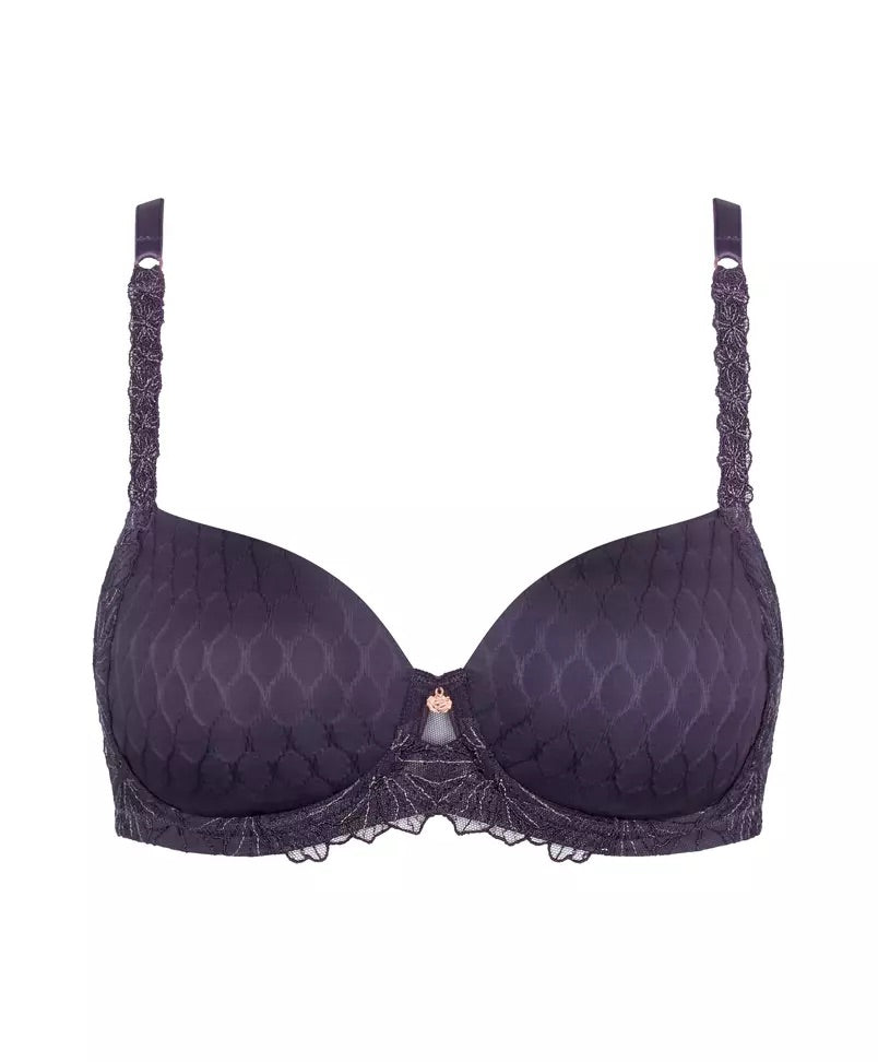 TRIUMPH <BR>
Azelea Florale, Underwire Light Moulded Bra <BR>
Smoky Lilac <BR>