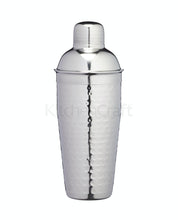 Load image into Gallery viewer, BARCRAFT &lt;BR&gt;
Hammered-Steel Textured Cobbler-Style Shaker &lt;BR&gt;
