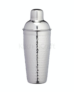 BARCRAFT <BR>
Hammered-Steel Textured Cobbler-Style Shaker <BR>