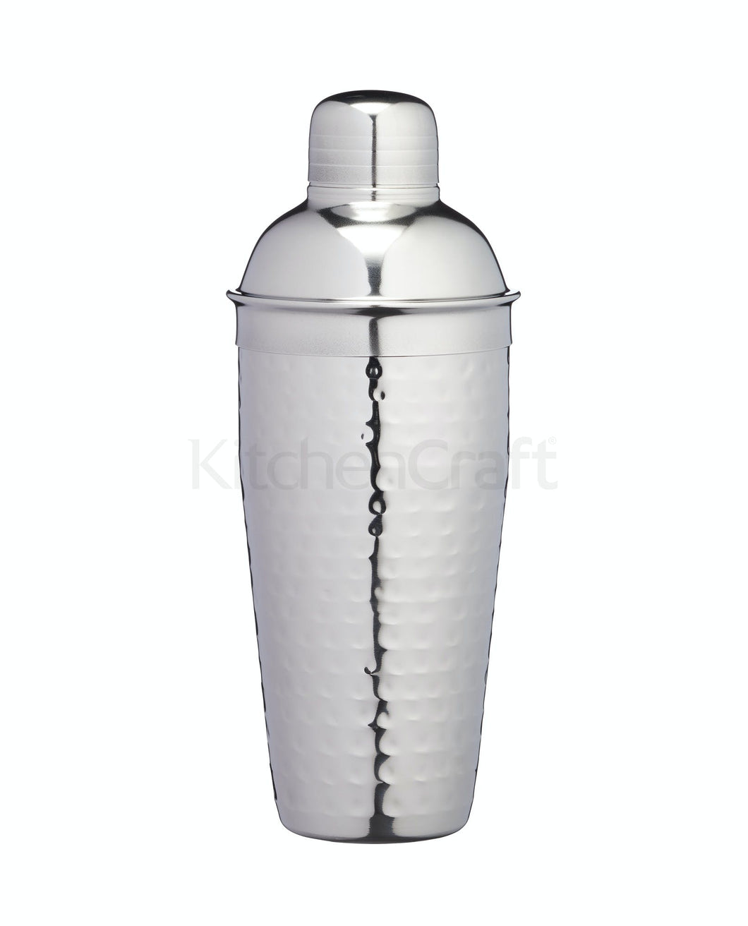 BARCRAFT <BR>
Hammered-Steel Textured Cobbler-Style Shaker <BR>