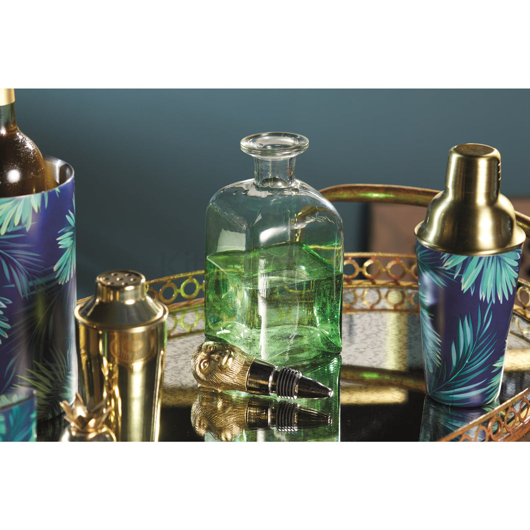 BARCRAFT <BR>
Tropical Glass Decanter <BR>
Monkey <BR>