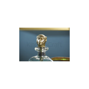 BARCRAFT <BR>
Tropical Glass Decanter <BR>
Monkey <BR>