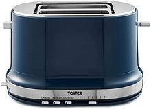 Load image into Gallery viewer, TOWER &lt;BR&gt;
Belle 2 slice Toaster &lt;br&gt;
Navy &lt;BR&gt;
