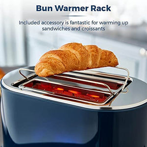 TOWER <BR>
Belle 2 slice Toaster <br>
Navy <BR>
