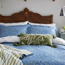 Load image into Gallery viewer, JOULES &lt;BR&gt;
Blue Bell Ditsy Duvet Cover Set &lt;BR&gt;
Blue &lt;BR&gt;

