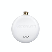 Load image into Gallery viewer, BARCRAFT &lt;BR&gt;
Stainless Steel Hip Flasks &lt;BR&gt;
White &lt;BR&gt;
