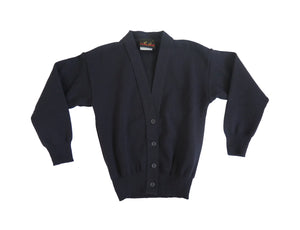 SCHOOL CARDIGAN <BR>
Navy <BR>