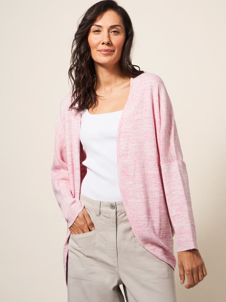 WHITE STUFF <BR>
Cocoon Cardigan <BR>
Pink <BR>