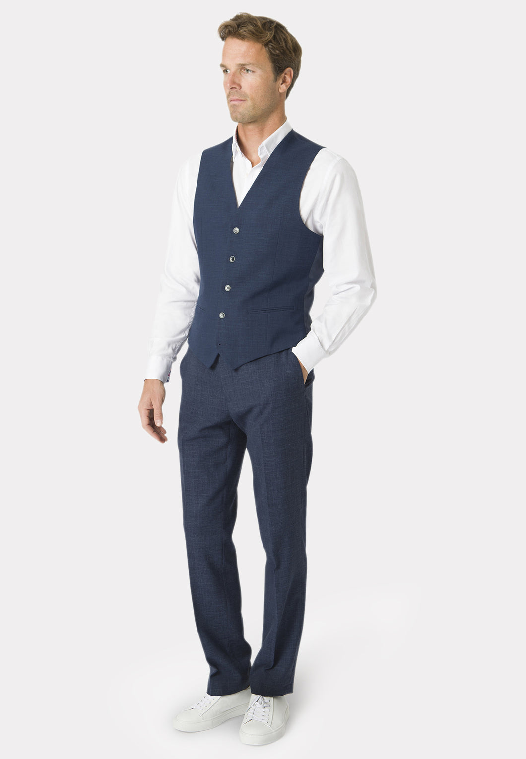BROOK TABVERNER <BR>
Constable Waistcoat <BR>
Navy <BR>