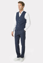 Load image into Gallery viewer, BROOK TAVERNER &lt;BR&gt;
Constable Suit Trouser &lt;BR&gt;
Navy &lt;BR&gt;
