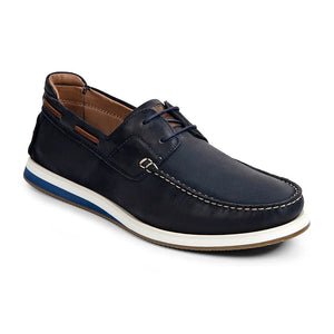 ANATOMIC <BR>
Costa Casual Boat Shoe <MBR>
Navy <BR>
