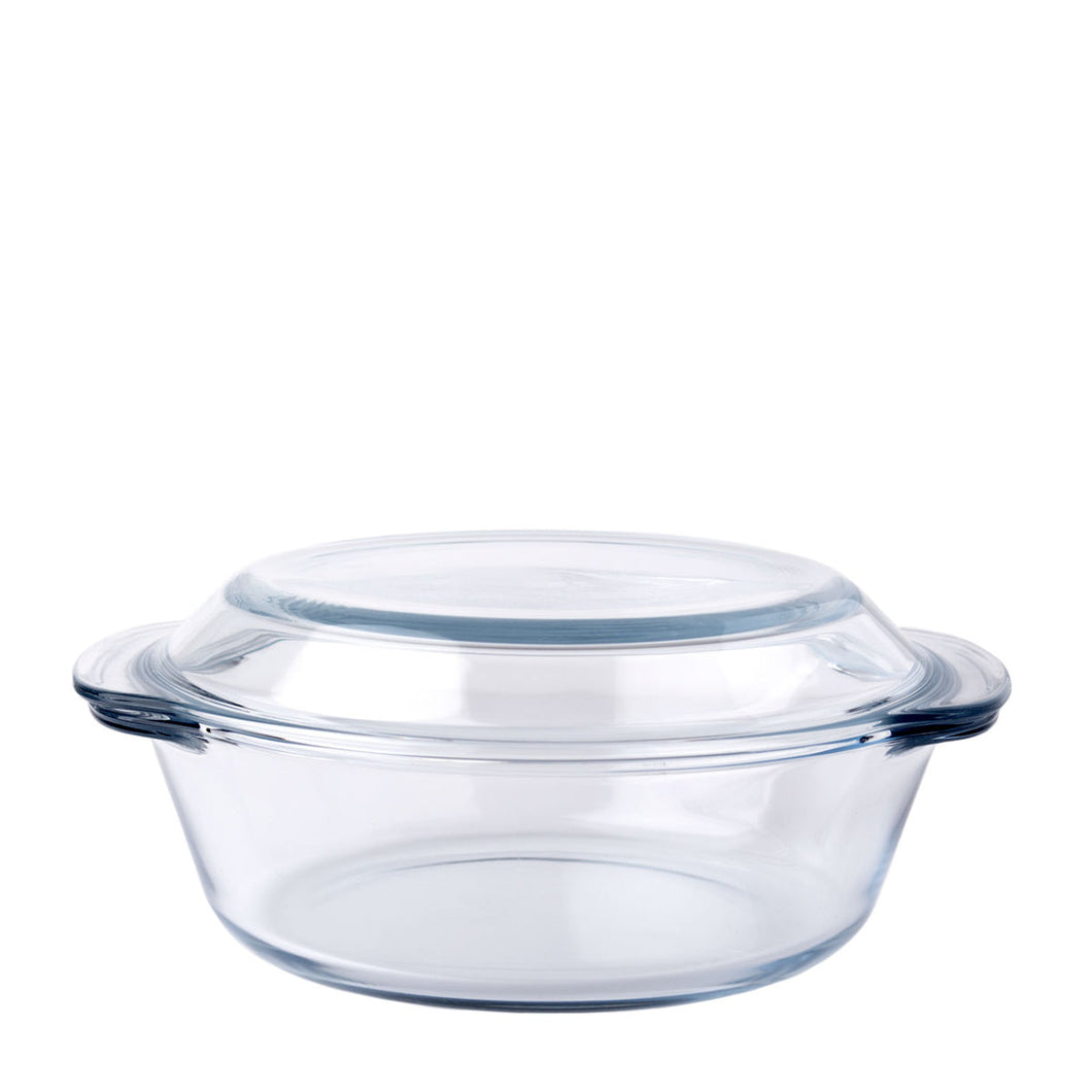 SABICHI <BR>
Borosilicate Glass Lidded 2.3 Litre Casserole Dish <BR>