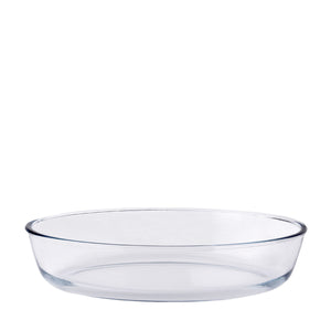 SABACHI <BR>
Borosilicate Glass Oval Roasting Dish <BR>