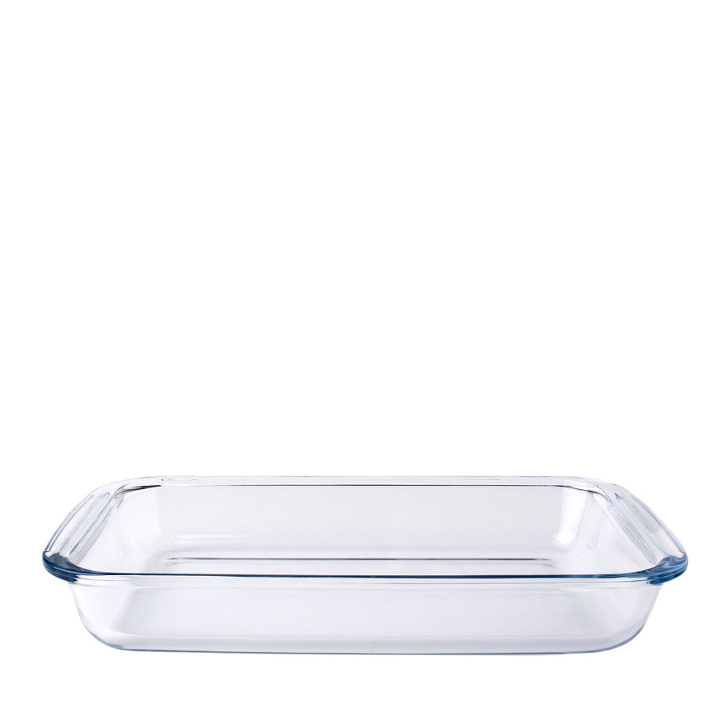 SABICHI <BR>
High Borosilicate Glass Rectangle Roaster <BR>