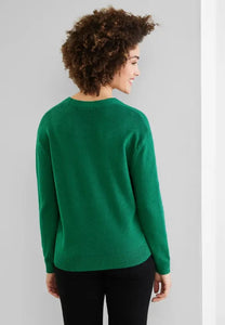 STREET ONE <BR>
Sweater <BR>
Green <BR>
