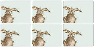 PIMPERNAL <br>
Wrendale Hare Placet Mats set of 6 <BR>