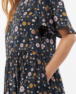 BARBOUR <BR>
Betony Dress <BR>
Navy <BR>