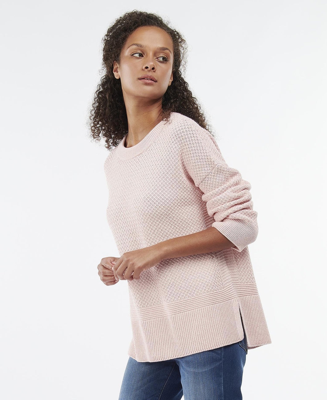 BARBOUR <BR>
Lyndale Knit <BR>
Pink <BR>