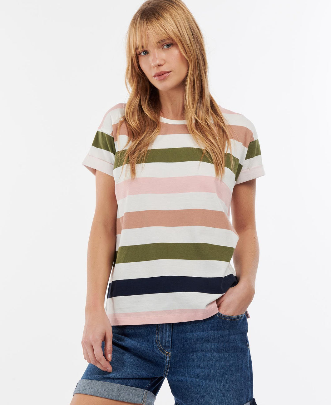 BARBOUR <BR>
Lyndale Top <BR>
Striped <BR>