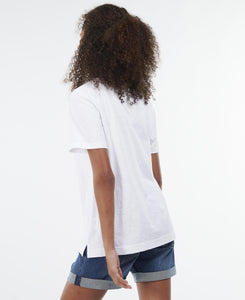 BARBOUR <BR>
Barmouth Top <BR>
White <BR>