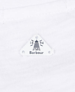 BARBOUR <BR>
Barmouth Top <BR>
White <BR>