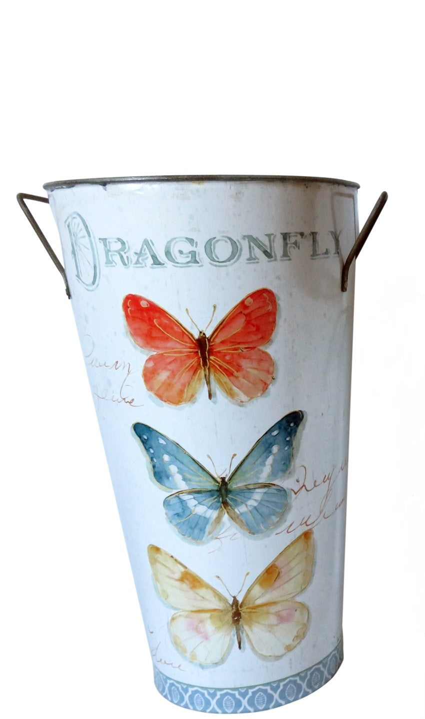 HEAVEN SENDS <BR>
Butterfly Flower Bucket Large <BR>