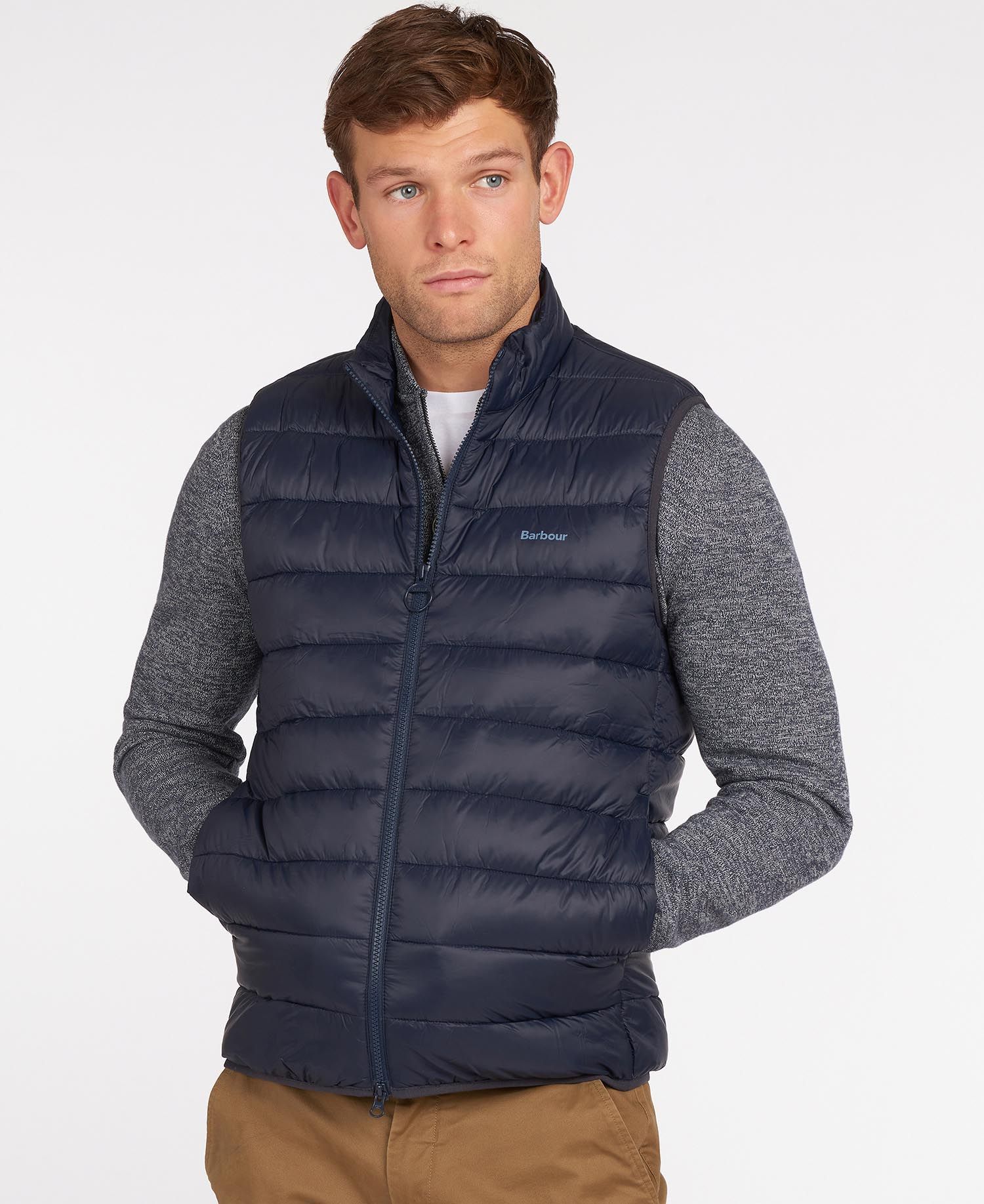 Barbour vest mens purple discount