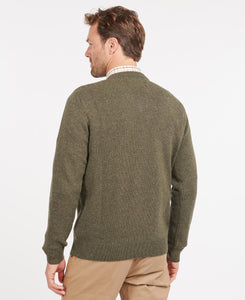 BARBOUR <BR>
Nelson V-Neck Wool Sweater <BR>