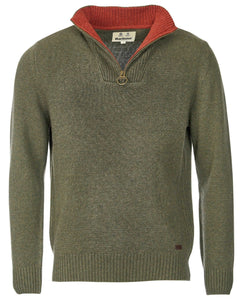 BARBOUR <BR>
Nelson 1/2 Zip Wool Sweater <BR>