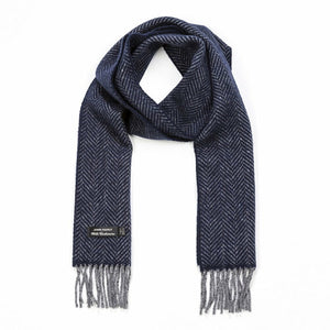 J HANLY <BR>
Luxury Herringbone Merino & Cashmere Scarf <BR>