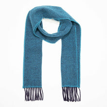 Load image into Gallery viewer, J HANLY &lt;BR&gt;
Luxury Herringbone Merino &amp; Cashmere Scarf &lt;BR&gt;
