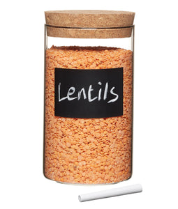 NATURAL ELEMENTS <BR>
Eco-Friendly Medium Glass Storage Canister <BR>