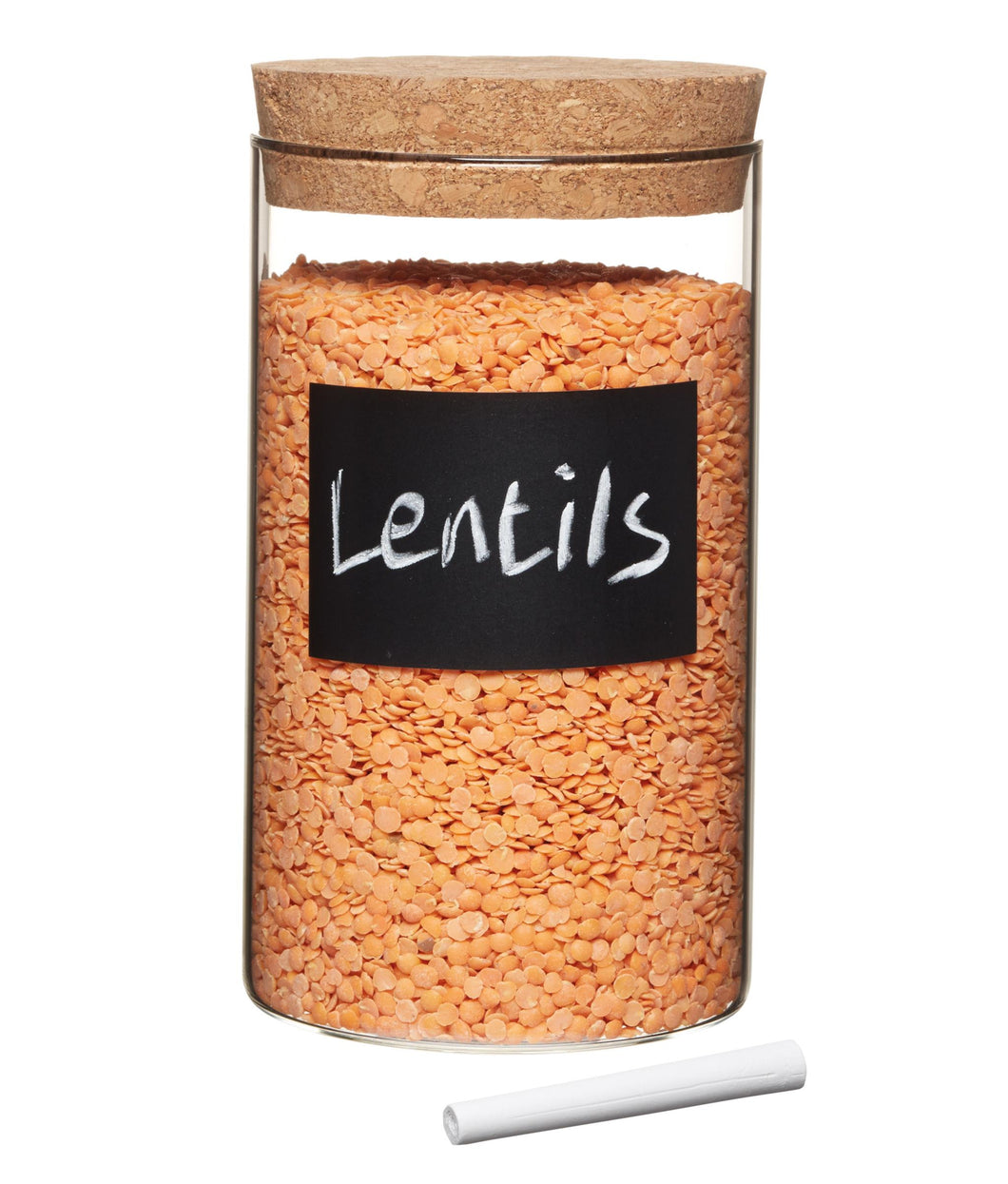 NATURAL ELEMENTS <BR>
Eco-Friendly Medium Glass Storage Canister <BR>
