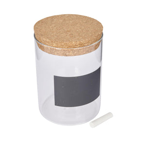NATURAL ELEMENTS <BR>
Eco-Friendly Small Glass Storage Canister <BR>