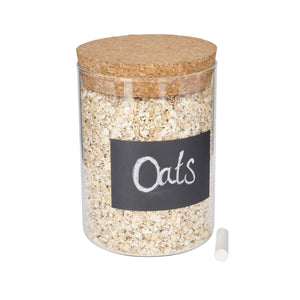 NATURAL ELEMENTS <BR>
Eco-Friendly Small Glass Storage Canister <BR>