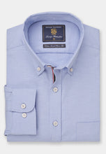 Load image into Gallery viewer, BROOK TAVERNER &lt;BR&gt;
Classic, Oxford, Button Down Collared Shirt &lt;BR&gt;
Blue &lt;BR&gt;
