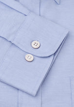 Load image into Gallery viewer, BROOK TAVERNER &lt;BR&gt;
Classic, Oxford, Button Down Collared Shirt &lt;BR&gt;
Blue &lt;BR&gt;
