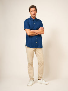 WHITE STUFF <BR>
Short Sleeved Mens Pembroke Linen Shirt <BR>