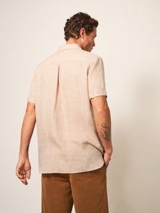 WHITE STUFF <BR>
Short Sleeved Mens Pembroke Linen Shirt <BR>