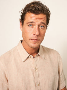 WHITE STUFF <BR>
Short Sleeved Mens Pembroke Linen Shirt <BR>